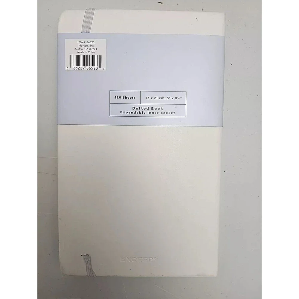 2 Pack Exceed Hard Cover Journal, Dotted Book 120 Pages, 5